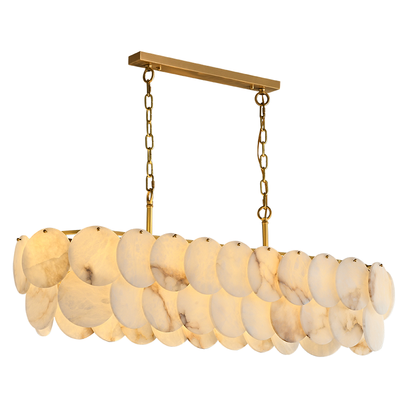 Chandelier postmodern all-copper light luxury designer living room, bedroom, dining room, villa lamp lighting